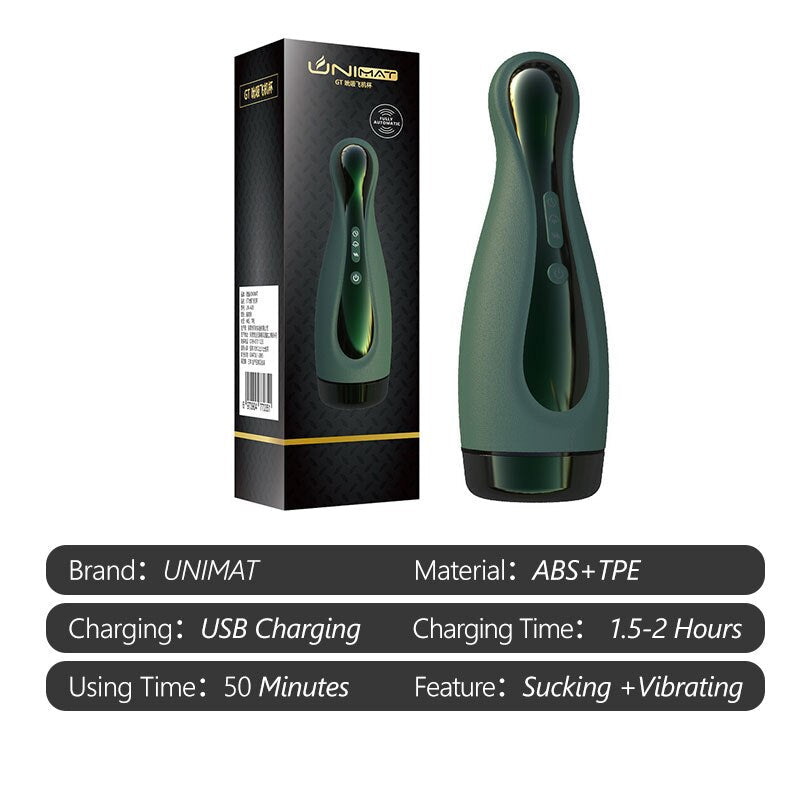 Air Sucking ชาย Masturbator อัตโนมัติดูดลึกการสั่นสะเทือนช่องปากเพศของเล่นสำหรับผู้ชายสูญญากาศ Blowjob สำเร็จความใคร่คัพ