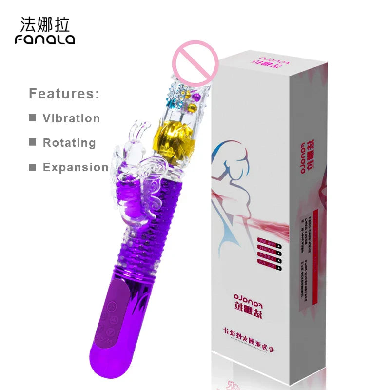 เครื่องนวดสั่นแบบยืดหดได้ USB สำหรับผู้หญิง อุปกรณ์ช่วยการมีเพศสัมพันธ์ ของเล่นทางเพศสำหรับผู้หญิง ผลิตภัณฑ์ทางเพศ เครื่องนวดสั่นรูปแท่ง