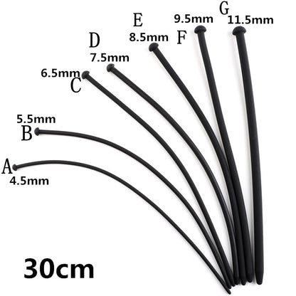 Silicone Urethral Catheter Dilator Horse Cock Sound Urethral Plug Insert Adult Toy For Gay Men