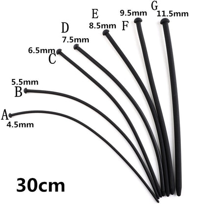Silicone Urethral Catheter Dilator Horse Cock Sound Urethral Plug Insert Adult Toy For Gay Men