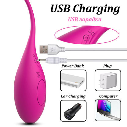 รีโมทคอนโทรลไร้สายการออกกำลังกายแน่น Vibrating ไข่10 Speeds G Spot Clit Vibrator สำหรับผู้หญิงช่องคลอดกระตุ้นผู้ใหญ่เซ็กซ์ทอย