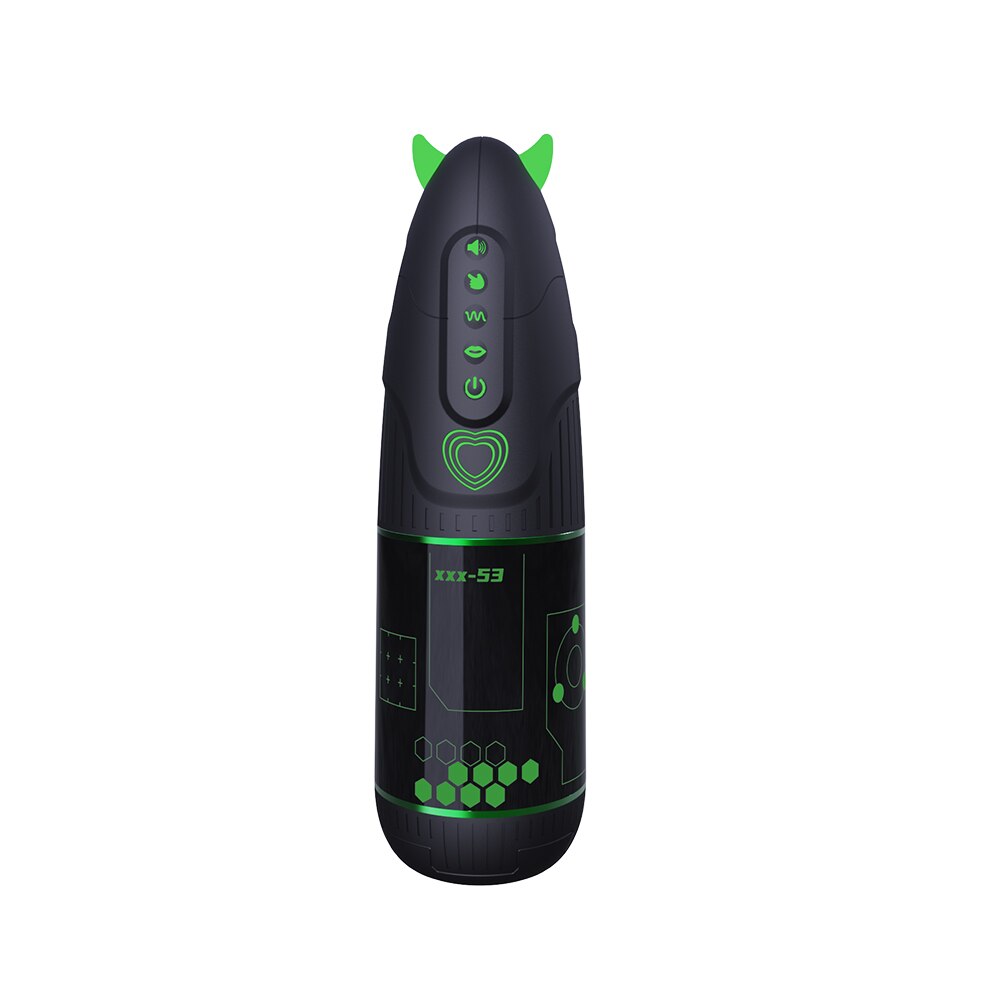 ปีศาจขนาดเล็กไฟฟ้าดูด Vibrating Masturbator ชายถ้วย Onahole ที่สมจริงเซ็กซ์ทอยหีชาย Stroker