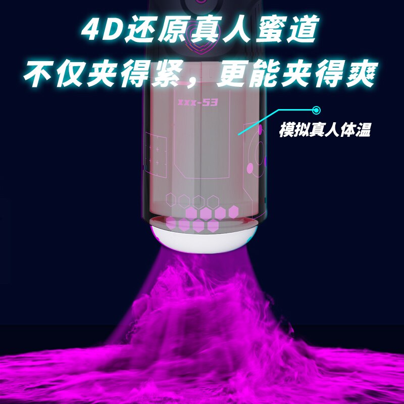 ปีศาจขนาดเล็กไฟฟ้าดูด Vibrating Masturbator ชายถ้วย Onahole ที่สมจริงเซ็กซ์ทอยหีชาย Stroker