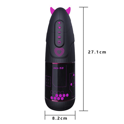 ปีศาจขนาดเล็กไฟฟ้าดูด Vibrating Masturbator ชายถ้วย Onahole ที่สมจริงเซ็กซ์ทอยหีชาย Stroker