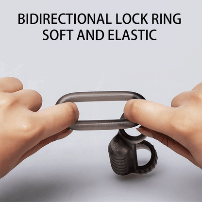อวัยวะเพศชาย Vibrating Penis แหวนสำหรับชาย Delay Ejaculation Sex Toys ซิลิโคนอวัยวะเพศชายแหวน Cock แหวน Chastity Cage อุปกรณ์