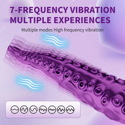 Vibrating Realistic Monster G-Spot Dildos Octopus Vibrator with 7 Powerful Mode Adult Sex Toys for Women Anal Vagina Stimulation