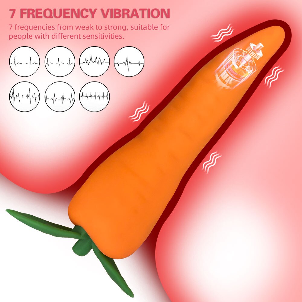 แครอท Vibrator Sex Shop Nipple Massager ผลิตภัณฑ์สำหรับผู้ใหญ่ Masturbator หญิง G-Spot Clitoral Stimulator ของเล่นสำหรับคู่รักที่ช่วยกระตุ้นอารมณ์ทางเพศ
