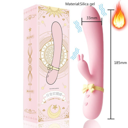 Vibrator สำหรับผู้หญิงเซ็กซ์ทอยซิลิโคนกระต่าย Vibrator USB กันน้ำ G-Spot กระตุ้น Clitoral Stimulator UYO