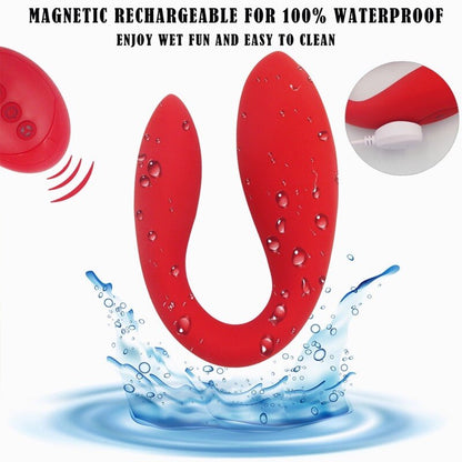 คู่ Vibrator รีโมทคอนโทรลไร้สายเครื่องสั่นสะเทือนคู่ Wearable Dildo ช่องคลอด Clitoris กระตุ้นเซ็กซ์ทอยสำหรับผู้หญิง Masturbator