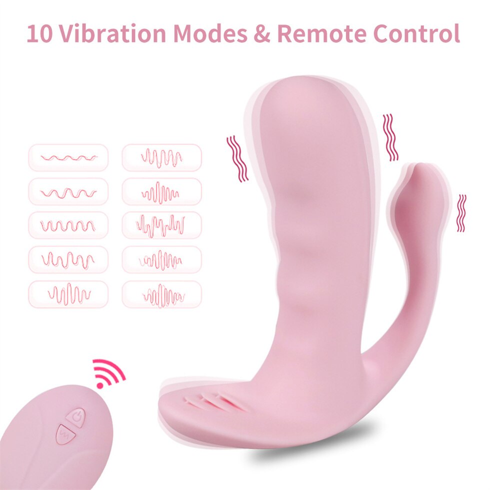 Wearable Panties Dildo Vibrator Remote Control Jumpping Egg Female Masturbator G Spot Clitoris Stimulator USB Sex Toys for Women