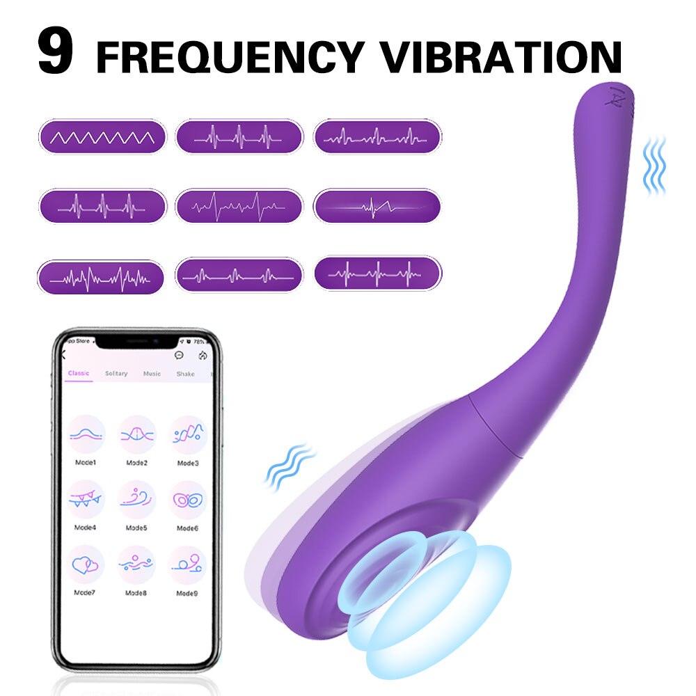 Wireless Bluetooth for Women  APP Remote Long Distance Control Dildo G Spot Massage Vibrator Female  Magic Vibrating Egg Sex Toy