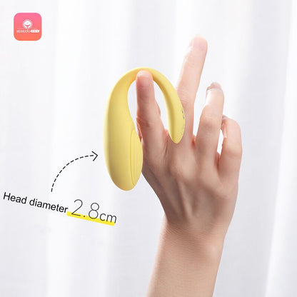ไวเลส บลูทูธ G-Spot ดิลโด้ไวเบรเตอร์สำหรับผู้หญิง ควบคุมด้วยแอปจากระยะไกล ไข่สั่นแบบสวมใส่ ของเล่นทางเพศสำหรับผู้ใหญ่สำหรับผู้หญิง