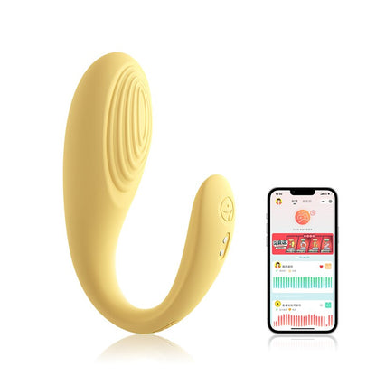 ไวเลส บลูทูธ G-Spot ดิลโด้ไวเบรเตอร์สำหรับผู้หญิง ควบคุมด้วยแอปจากระยะไกล ไข่สั่นแบบสวมใส่ ของเล่นทางเพศสำหรับผู้ใหญ่สำหรับผู้หญิง