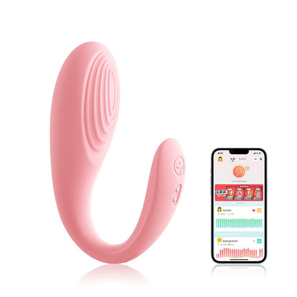 ไวเลส บลูทูธ G-Spot ดิลโด้ไวเบรเตอร์สำหรับผู้หญิง ควบคุมด้วยแอปจากระยะไกล ไข่สั่นแบบสวมใส่ ของเล่นทางเพศสำหรับผู้ใหญ่สำหรับผู้หญิง