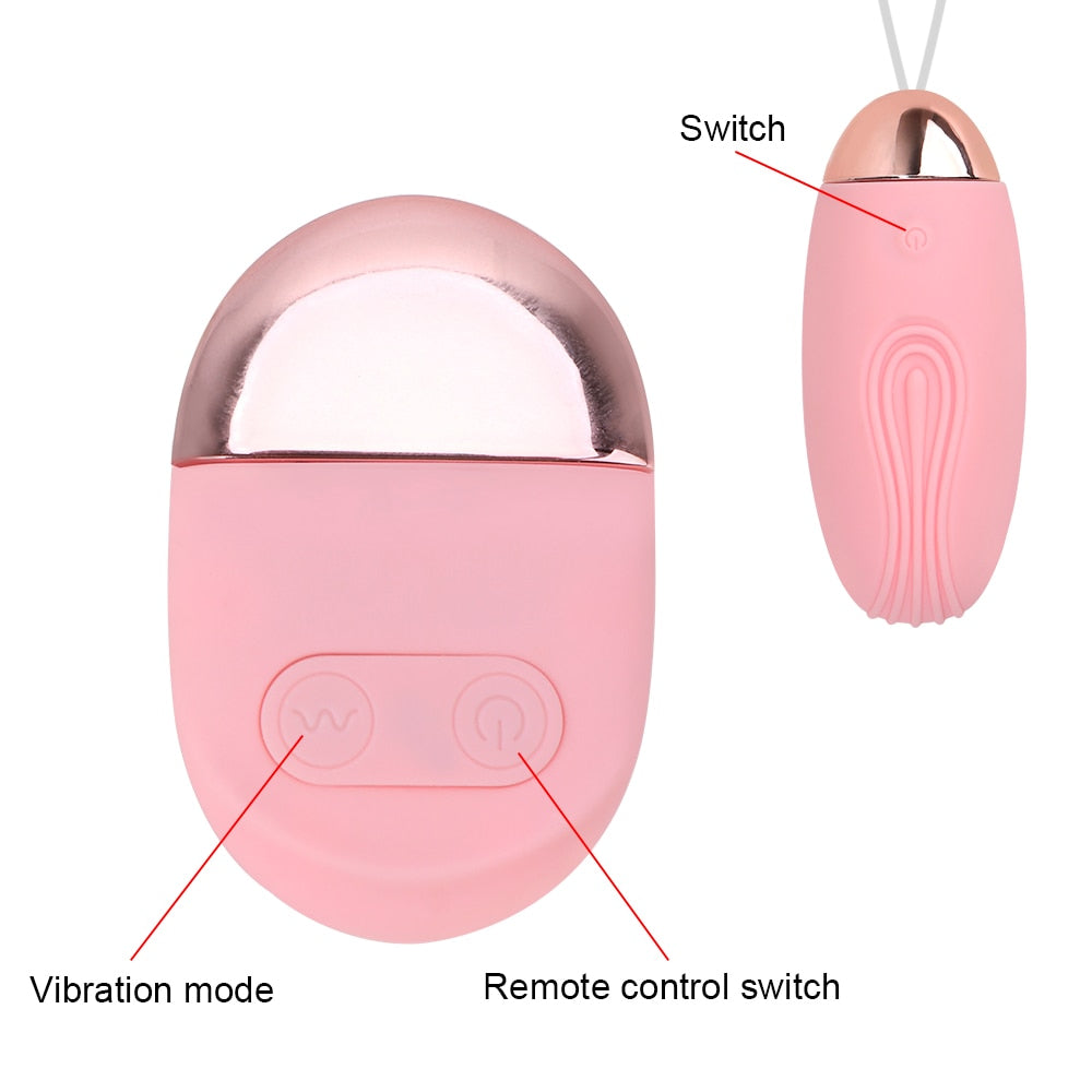 Wireless Remote Control 10 Frequency Jump Egg Vibrator USB Charging Sex Toys for Women Clitoris G-spot Stimulate Vagina Massager