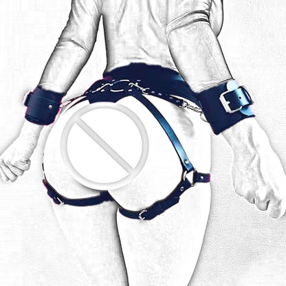 Women Leather Harness Dildo Strapon Belt Strap on Adult Sex Toys for Woman Couples Sex Products Punk Gothic Bdsm Bondage Panties