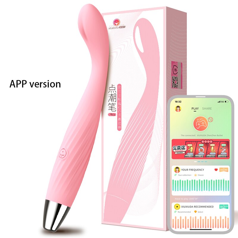 APP 10ความเร็วที่มีประสิทธิภาพ Vibrators สำหรับผู้หญิง magic Dual มอเตอร์ Wand Body Massager เซ็กซ์ทอยสำหรับผู้หญิง G Spot ผู้ใหญ่ของเล่น
