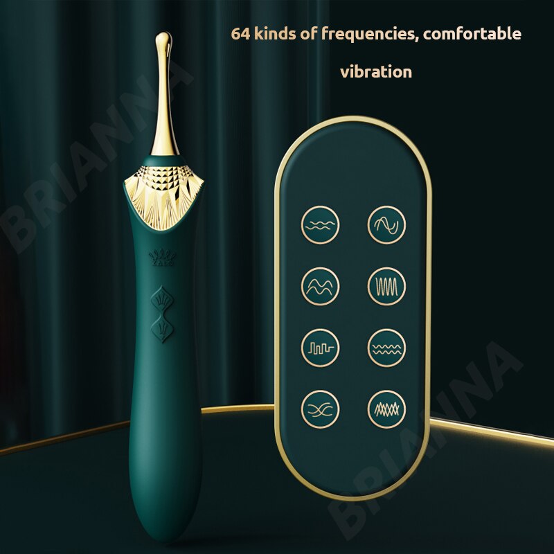 ZALO BESS 2.0G-Spot Vibrator ซิลิโคนกระตุ้นคลิตอริส มอเตอร์คู่ USB นวดสั่นแบบย้อนยุค ของเล่นทางเพศสำหรับผู้หญิง