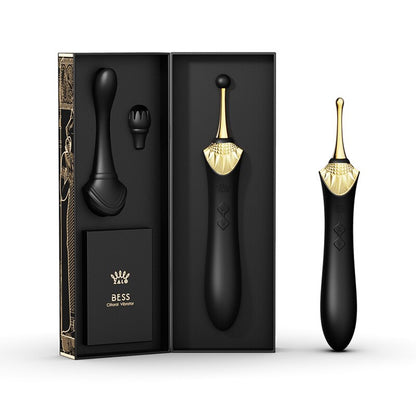 ZALO BESS 2.0G-Spot Vibrator ซิลิโคนกระตุ้นคลิตอริส มอเตอร์คู่ USB นวดสั่นแบบย้อนยุค ของเล่นทางเพศสำหรับผู้หญิง