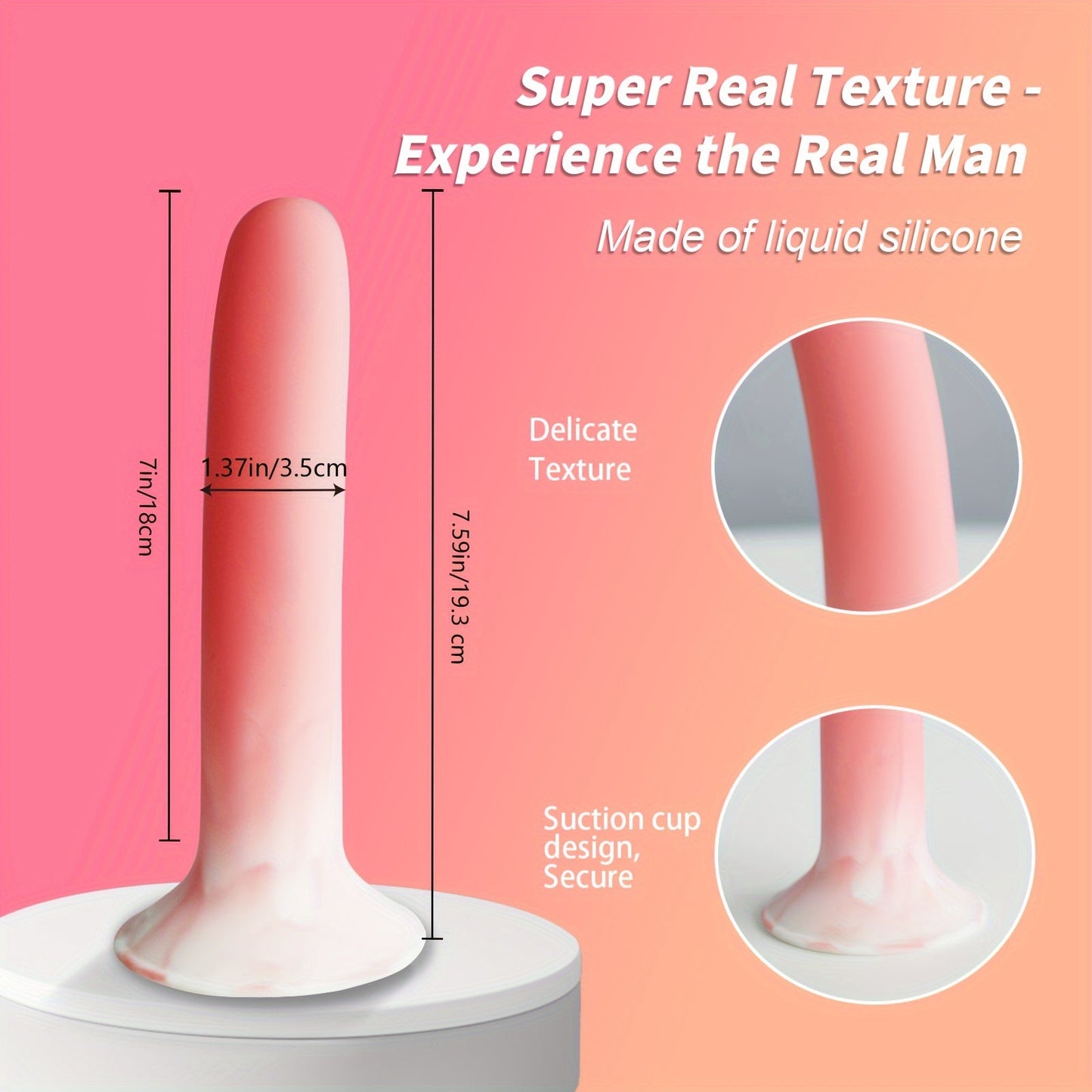 ถ้วยดูดพลังสูง - เล่นได้ทุกที่ที่คุณต้องการโดยไม่ต้องจับ: พื้นผิวสมจริงสุดๆ - สัมผัสประสบการณ์ผู้ชายจริงๆ - ทำจากซิลิโคนเหลว - 7.59 นิ้ว/19.5 ซม. - พื้นผิวละเอียดอ่อน - ดีไซน์ถ้วยดูด - จับกระชับมือ - ไม่ใช้ยางพารา - ไม่ต้องใช้แบตเตอรี่