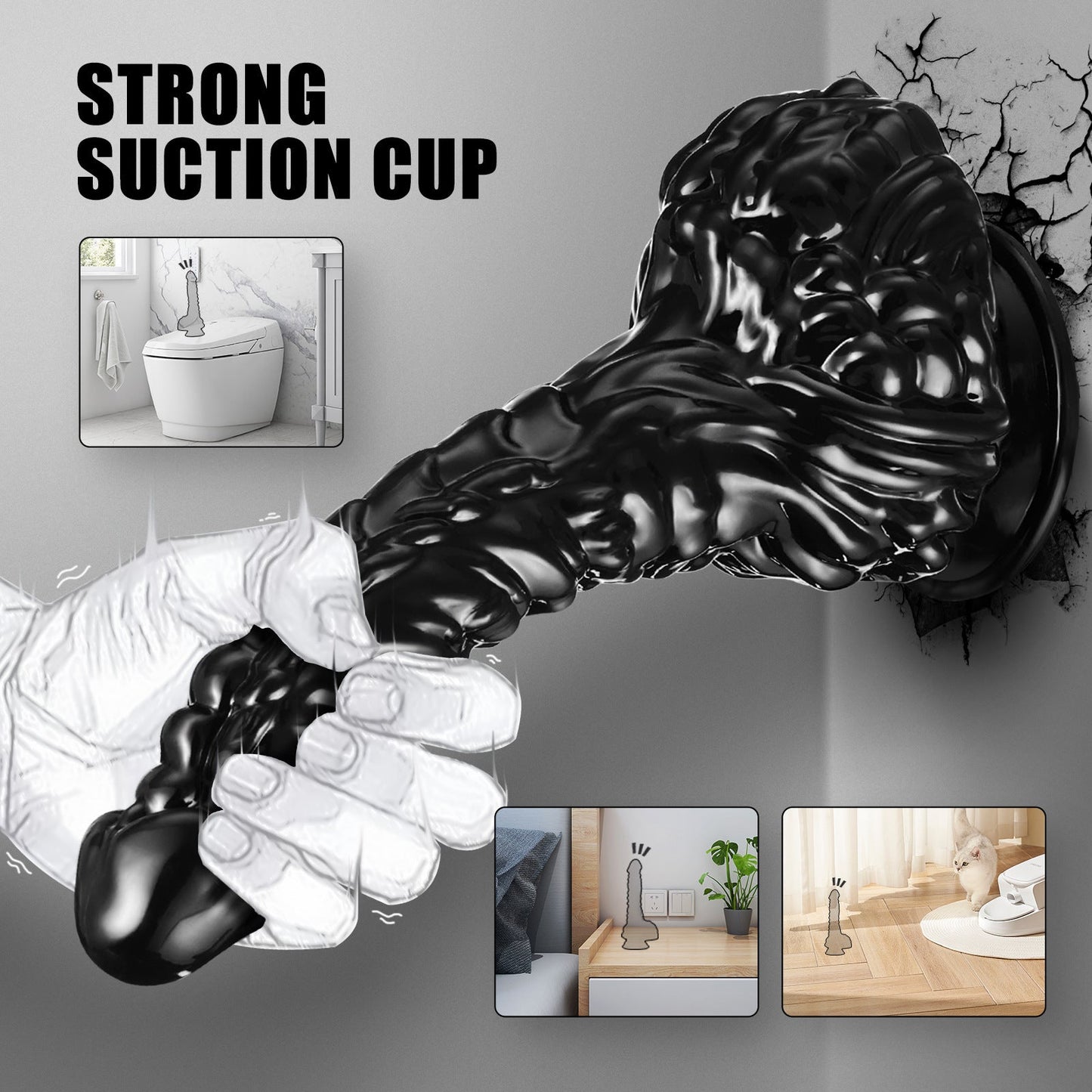Dragon Design TPE Penis. แท่งช่วยตัวเองชายไร้สาย สีล้วน ขนาด 9 นิ้ว สำหรับช่วยตัวเอง ทำความสะอาดด้วยมือได้ อุปกรณ์กระตุ้นอารมณ์สำหรับชาย