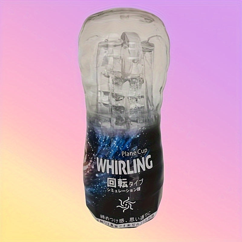 Transparent 3D Realistic Electric Male Masturbator: Adult Party Toy for Men. Suitable for Ages 18+ (No Feathers. Silicone Material)