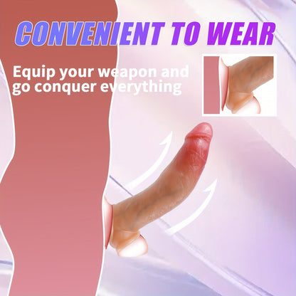 ปลอกเสริมเพิ่มขนาด Pteranodon ซิลิโคน 5.9 นิ้ว - กันน้ำ ไม่มีส่วนผสมของยางธรรมชาติ ใช้ซ้ำได้ ส่วนขยายองคชาตพื้นผิวสมจริง ยืดหยุ่น ปลอดภัยต่อร่างกาย สำหรับผู้ชายและคู่รัก - ไม่ต้องใช้ไฟฟ้าหรือแบตเตอรี่