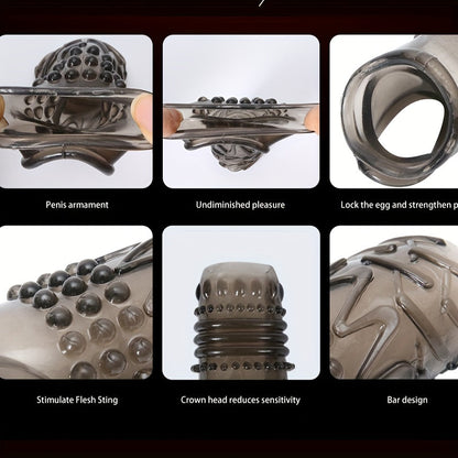 Cock Rings For Men. Penis Rings For Men Sexy Toys Adult Products Delayed Ejaculation Rings. Soft Grainy Penis Bondage Stretcher Covers. Sex Toys For Men-Four Colors To Choose