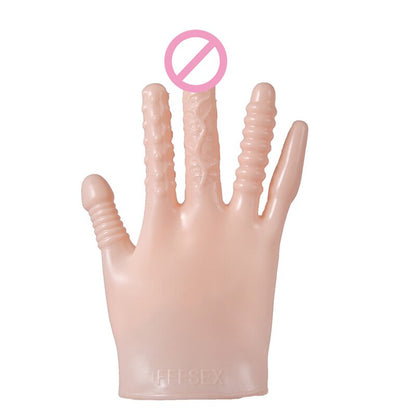 Sex Gloves Fingering Dildo Masturbation Erotic Vagina Stimulator Self-comforting Breast Nipple Massage BDSM Sexy Toys for Couple